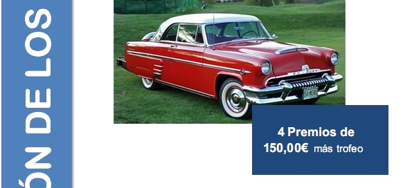 Cartel concurso y concentración de vehículos antiguos en Carrión de los Condes
