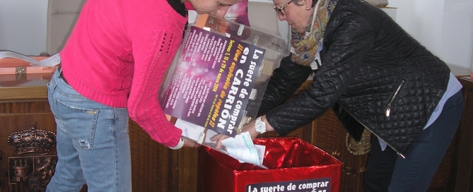 Sorteo de la suerte de comprar en Carrión de los Condes