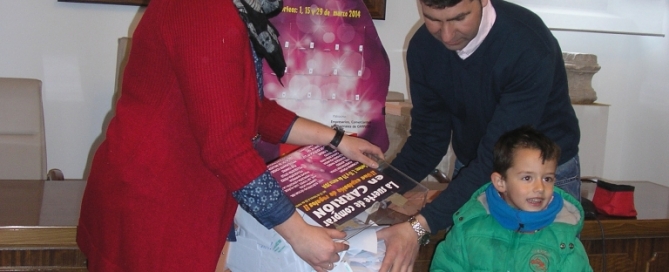 Premio tras comprar en Carrión de los Condes