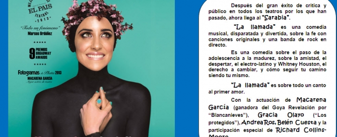 La llamada en el Teatro Sarabia de Carrión de los Condes