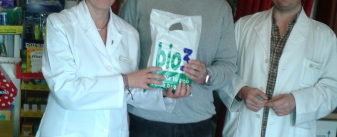 Premio tras comprar en Carrión de los Condes