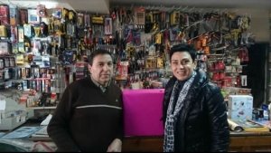 Premio tras comprar en Carrión de los Condes