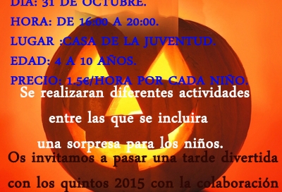hallowen para niños, Carrión de los Condes