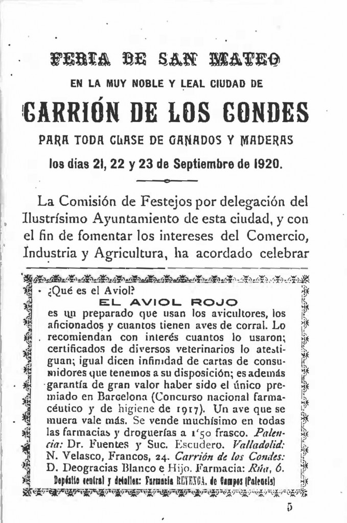 Feria de San Mateo Carrión de los Condes