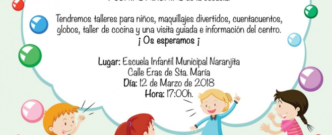 Jornada de puertas abiertas - Escuela Infantil Municipal Naranjito en Carrión de los Condes
