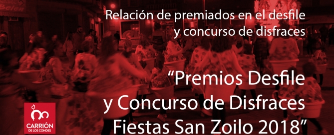 Ganadores y premios en el desfile y concurso de disfraces