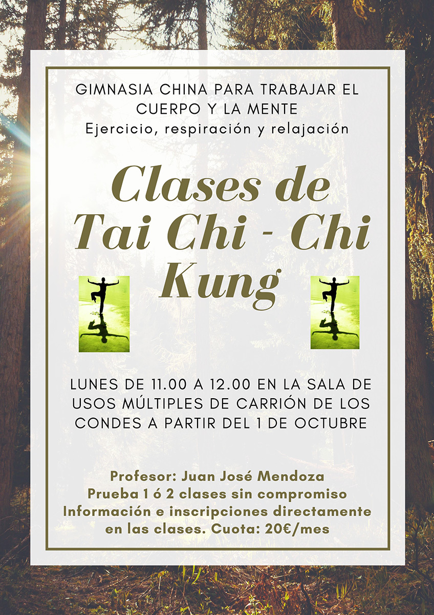 CLASES DE TAI CHI - CHI KUNG