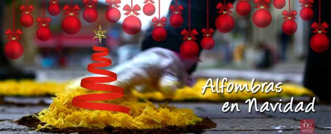 Alfombras en Navidad