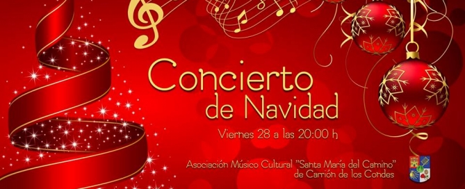 Concierto de Navidad a cargo de la Asociación Músico Cultural "Santa María del Camino" de Carrión de los Condes.