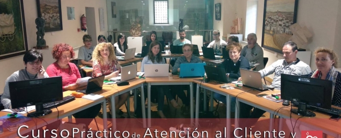 Curso de Atención al Cliente y Herramientas TIC para la empresa en Carrión de los Condes dentro de los proyectos formativos para el desarrollo de la comarca de Tierra de Campos Palentina