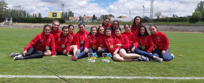 Campeonas y Subcampeonas Regionales en Campeonato de Castilla y León Escolar