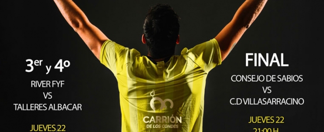 3er, 4º puesto y la FINAL del XXII Torneo de Fútbol Sala Ciudad de Carrión