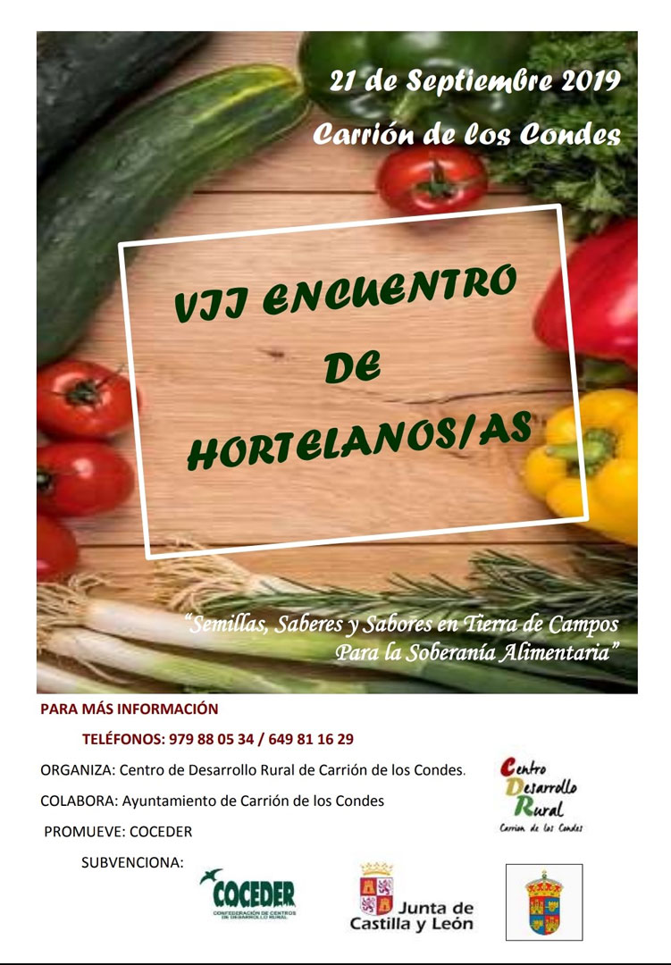 VII Encuentro de Hortelanos/as en Carrión de los Condes.