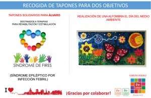 Recogida de tapones con dos fines (solidario y verde)