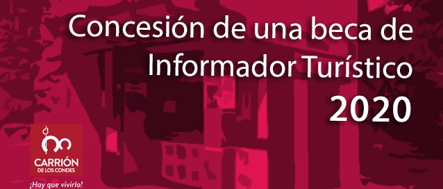 beca de informador turístico, 2020