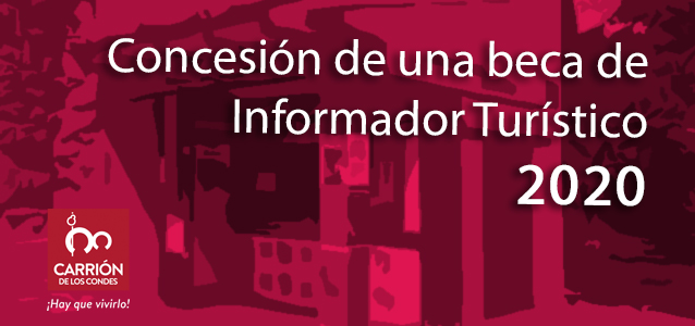 beca de informador turístico, 2020