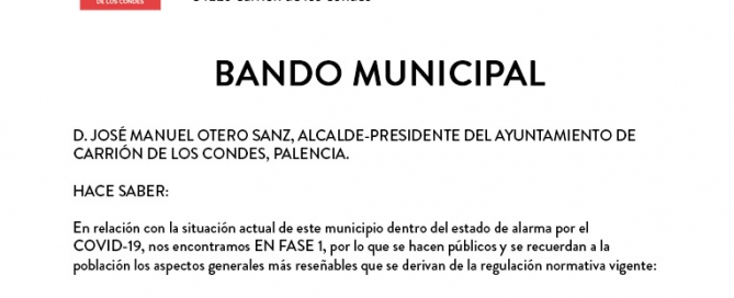 Bando Municipal Fase 1
