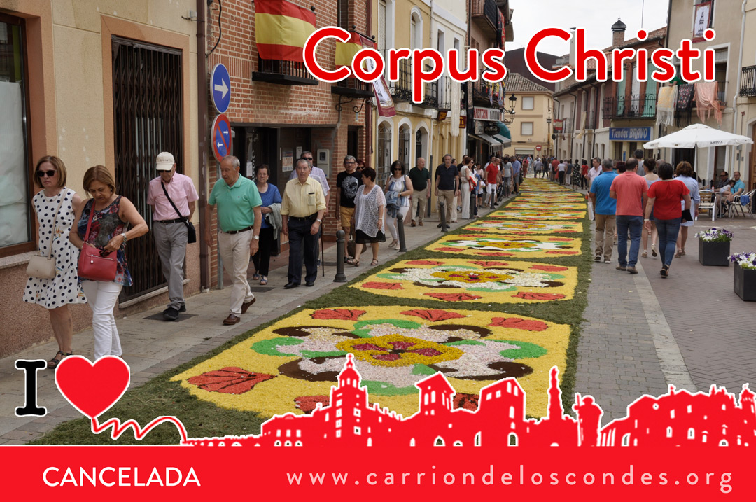 Corpus-Christi Cancelación de eventos en Carrión de los Condes