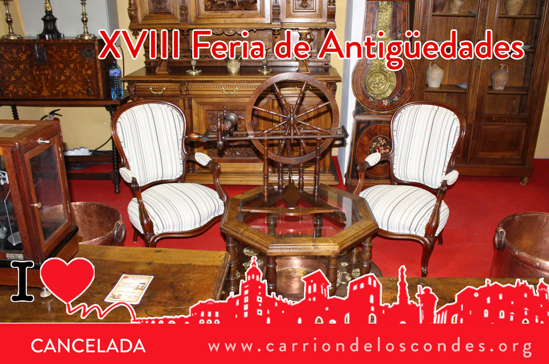 Feria Antigüedades Cancelación de eventos en Carrión de los Condes