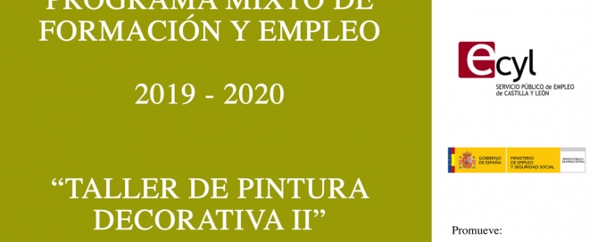 programa mixto taller de pintura decorativa II