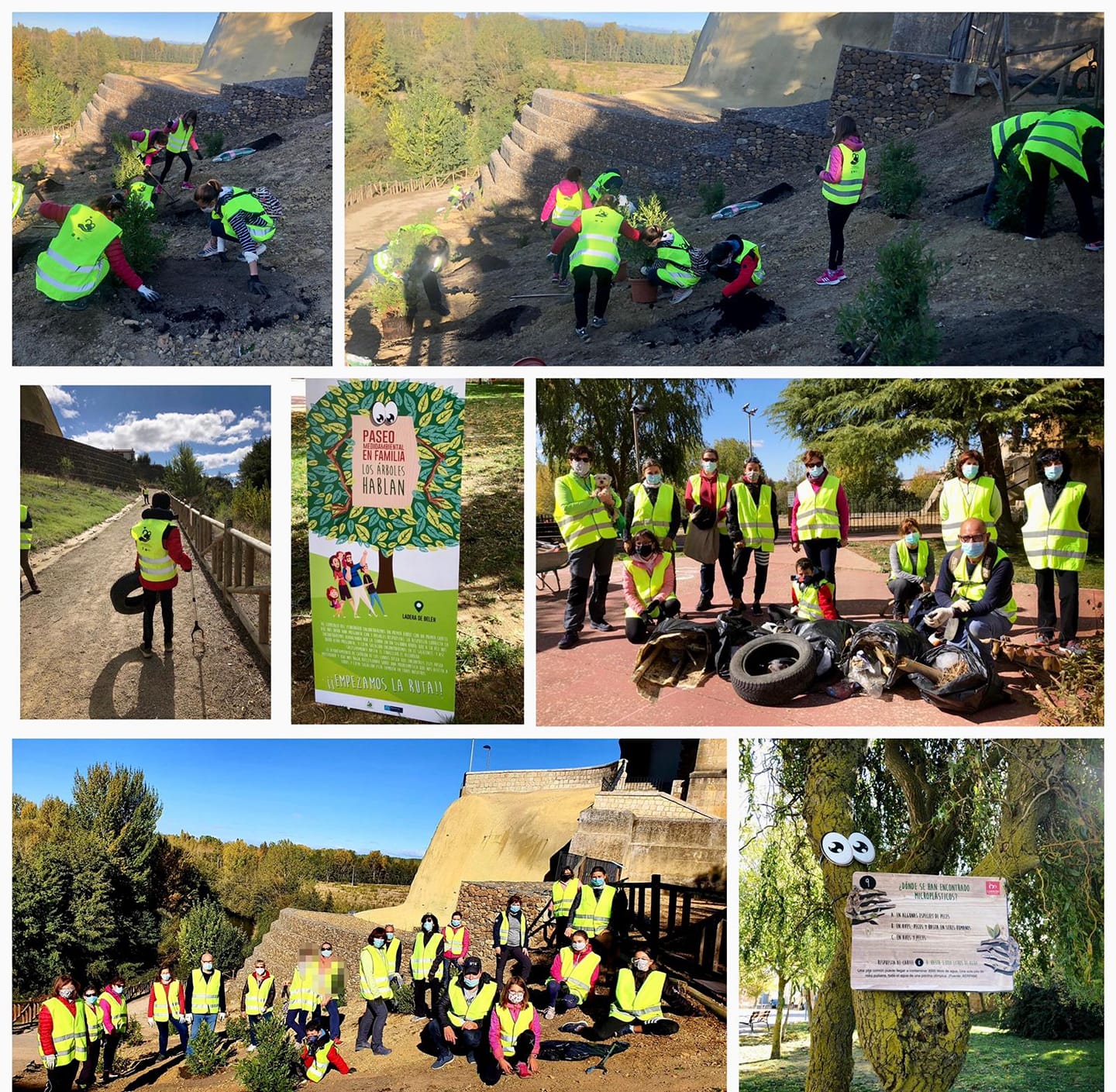 acciones de voluntariado para mejora y mantenimiento de espacios comunes.