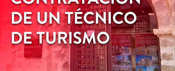 Convocatoria para la contratación de un Técnico de Turismo