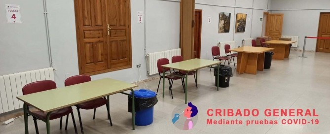 Ya tenemos todo preparado para el CRIBADO GENERAL mediante pruebas COVID-19 en la Zona Básica de Salud de Carrión de los Condes. Contamos con 6 puestos para la realización de las pruebas.