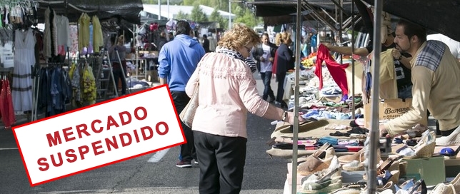 Se suspende el mercado semanal de los jueves