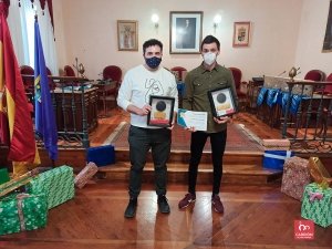 Adrián García Gurrionero y Rutas Teatralizadas 2020 “En un lugar de Carrión” ganadores de los premios Boinas 2020