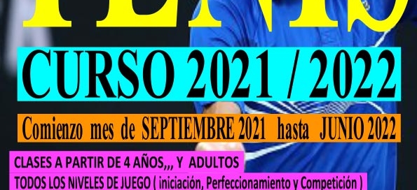 Curso de Tenis 2021-2022