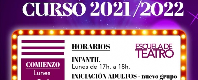 Curso Escuela de Teatro - Temporada 21-22