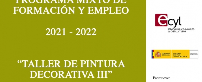 Nuevo programa mixto de pintura decorativa III