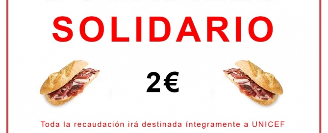BOCADILLO SOLIDARIO (2€)