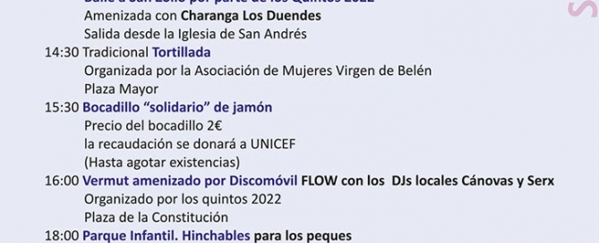 PROGRAMACIÓN PARA HOY LUNES 22 DE AGOSTO