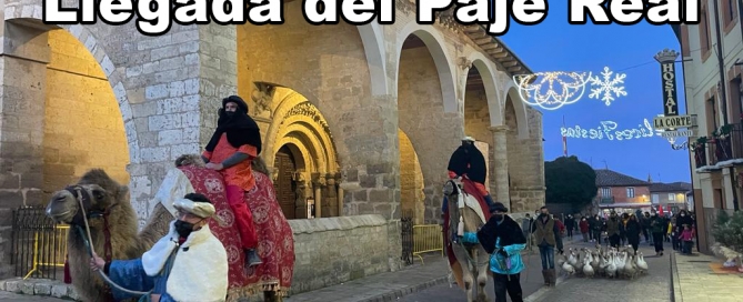 Llegada del paje real