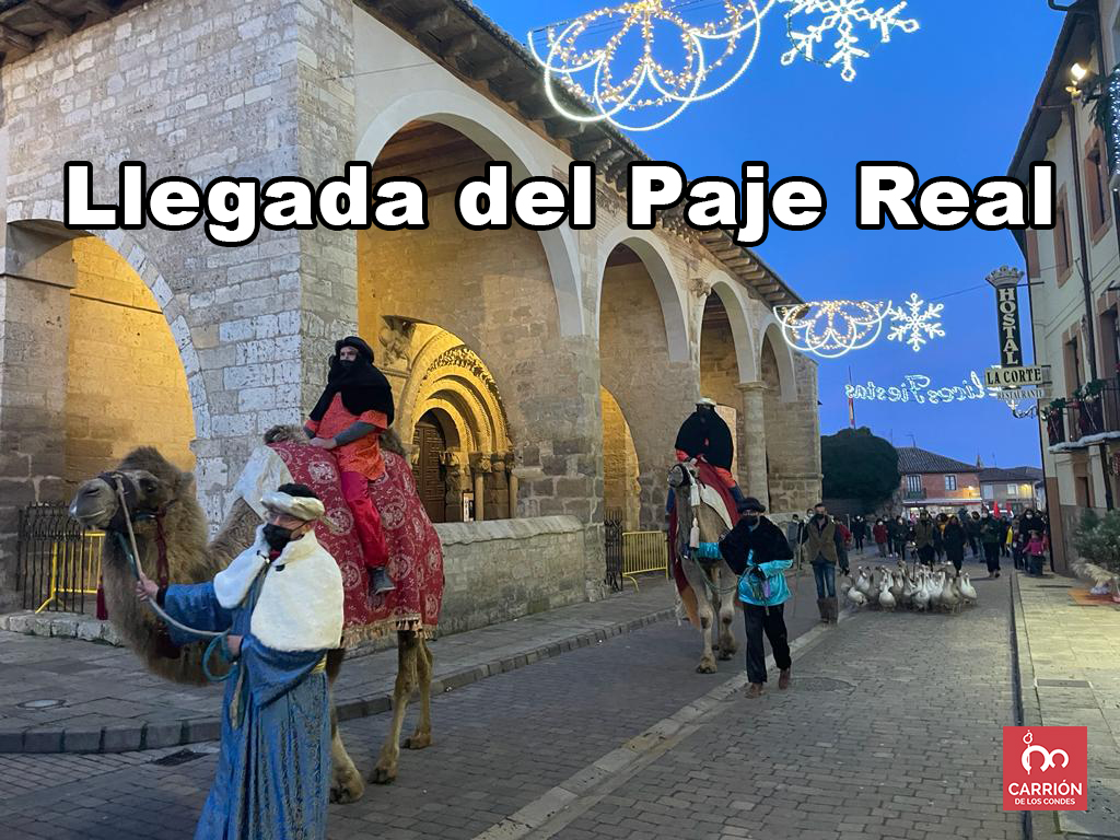 Llegada del paje real