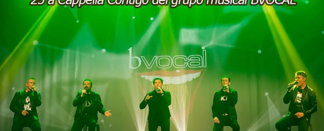 25 a cappella Contigo del grupo musical BVOCAL