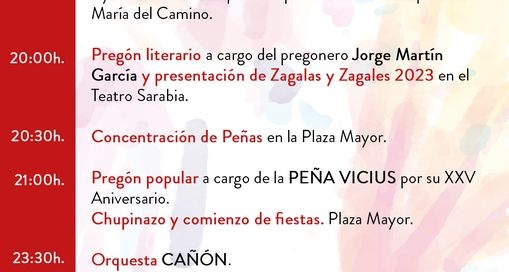 VIERNES 18 DE AGOSTO - Día de la Juventud