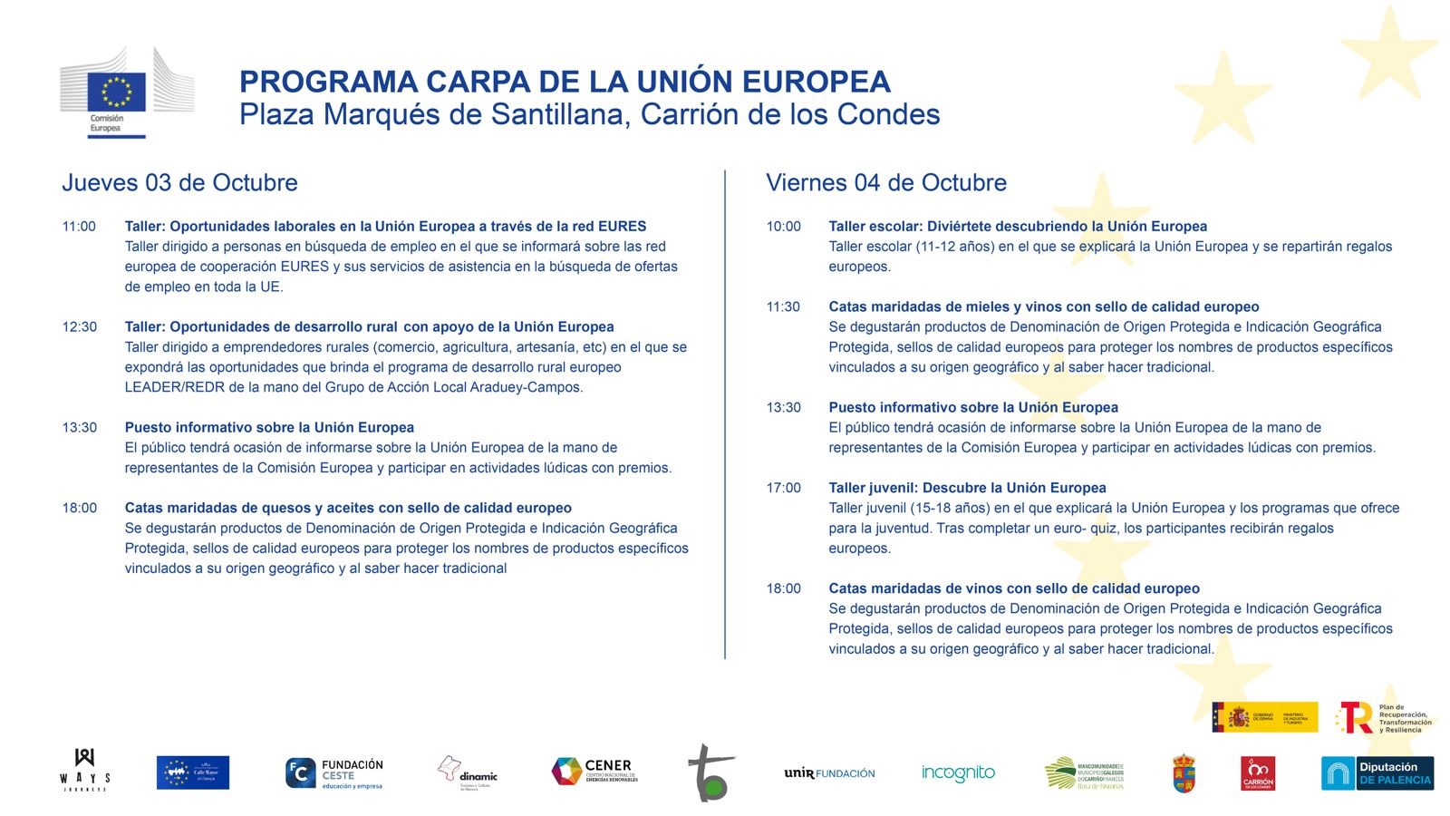 PROGRAMA CARPA DE LA UNIÓN EUROPEA