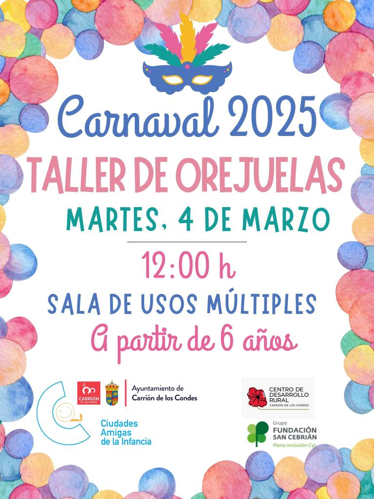 Carnaval 2025 Taller De Orejuelas
