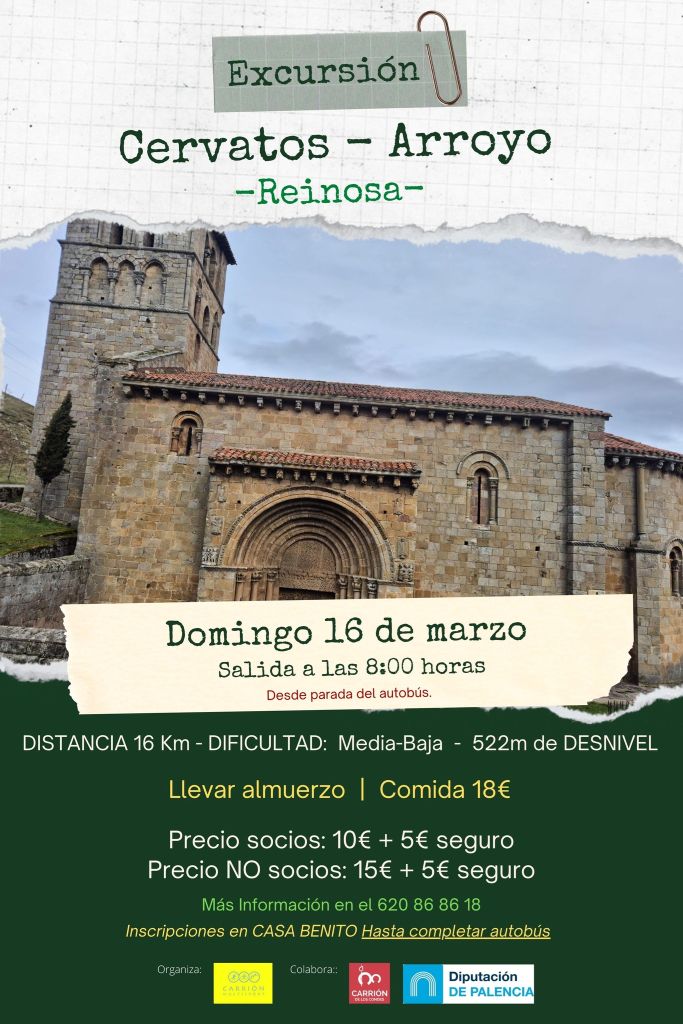 Excursión Cervatos - Arroyo 16 de Marzo 2025