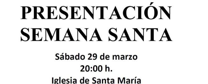 Presentacion Semana Santa