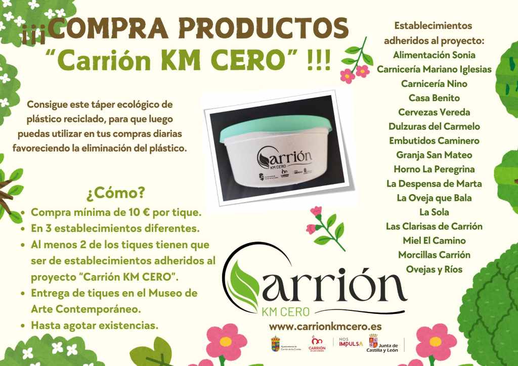 ¡¡¡Compra productos “Carrión KM CERO”!!!