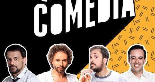 Juan Solo, Manu Badenes, Richard Salamanca, Pedro Llamas y La Cristina Molina en el Club de la Comedia