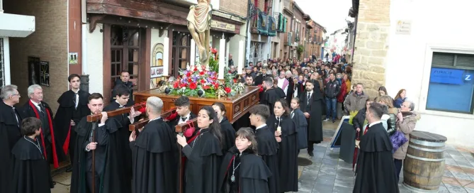 Paso del Cristo del Amparo en Carrión