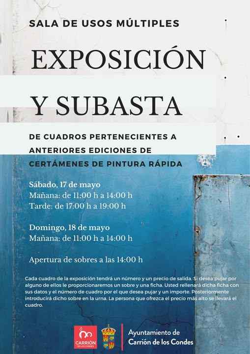 EXPOSICIÓN Y SUBASTA