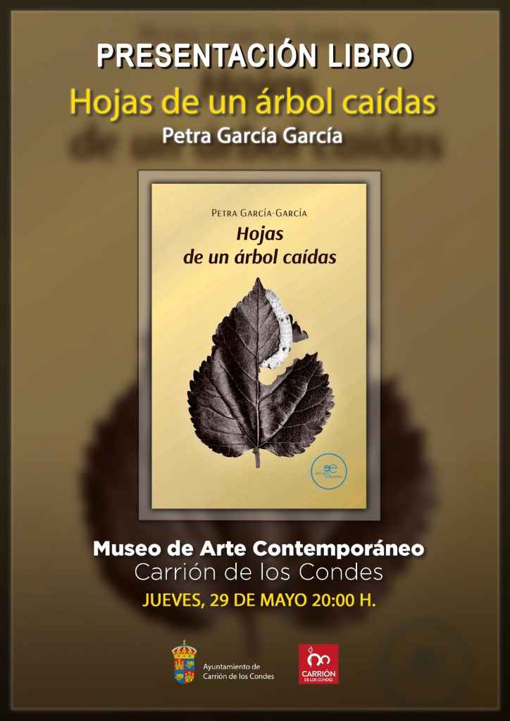 presentación del libro: Hojas de un árbol caído
