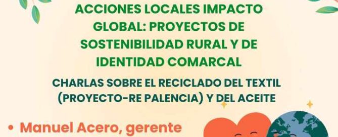 Charla sobre el reciclado del textil y del aceite.