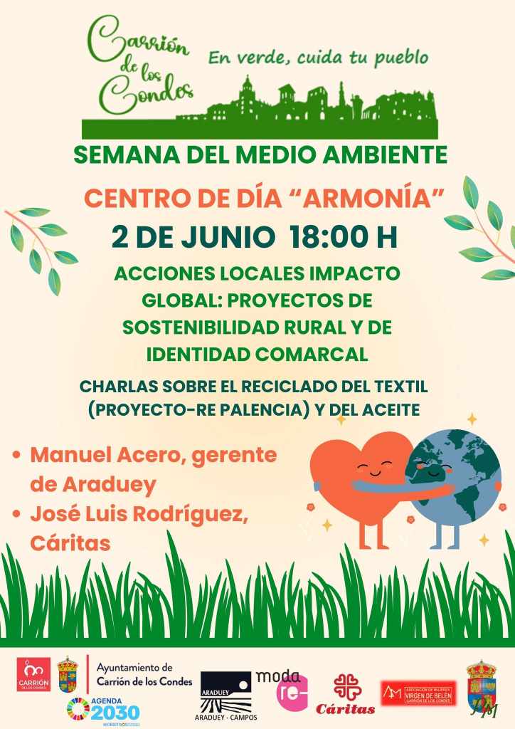 Charla sobre el reciclado del textil y del aceite.