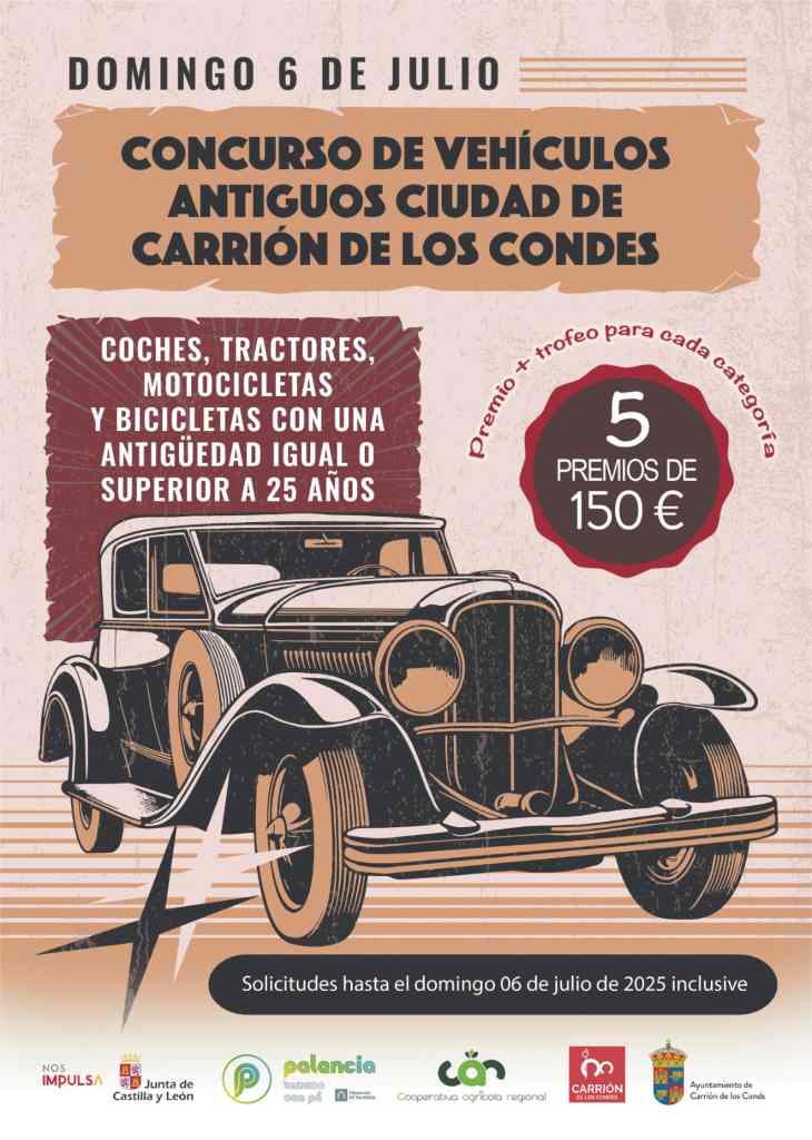 Concurso de Vehículos Antiguos Ciudad de Carrión 2025